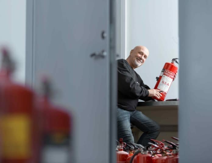 Utføring av kontroll av brannslokningsapparater