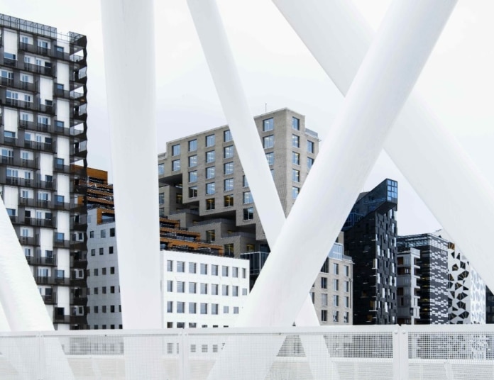 Skyline, barcode i Oslo